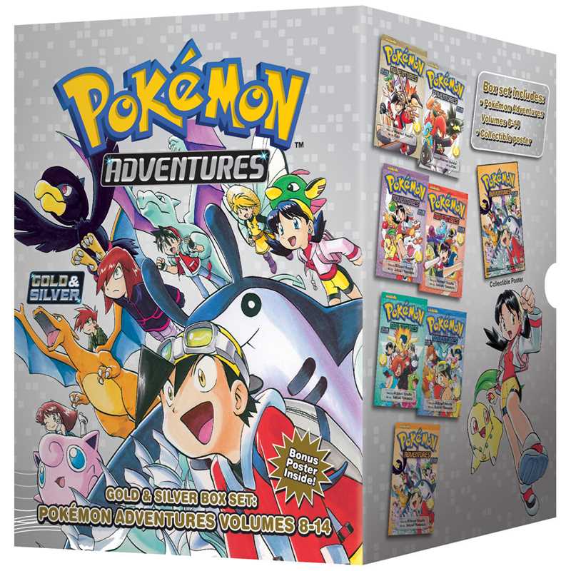 Pokémon Adventures Gold & Silver Box Set (Set Includes Vols. 8-14)