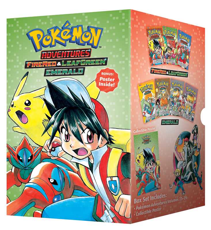 Pokémon Adventures FireRed & LeafGreen / Emerald Box Set